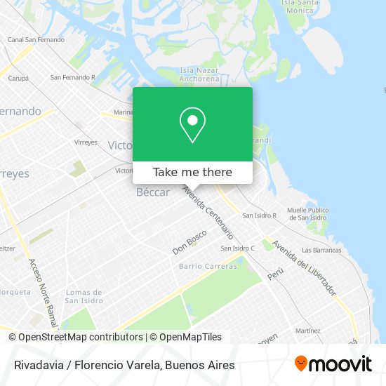 Rivadavia / Florencio Varela map