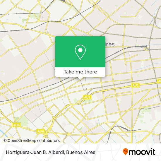 Hortiguera-Juan B. Alberdi map