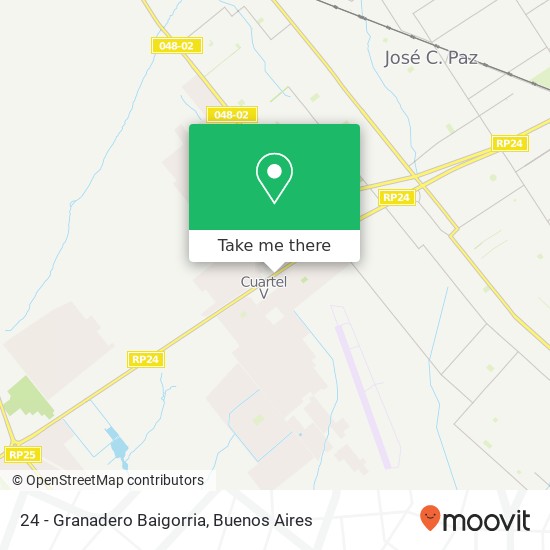 24 - Granadero Baigorria map