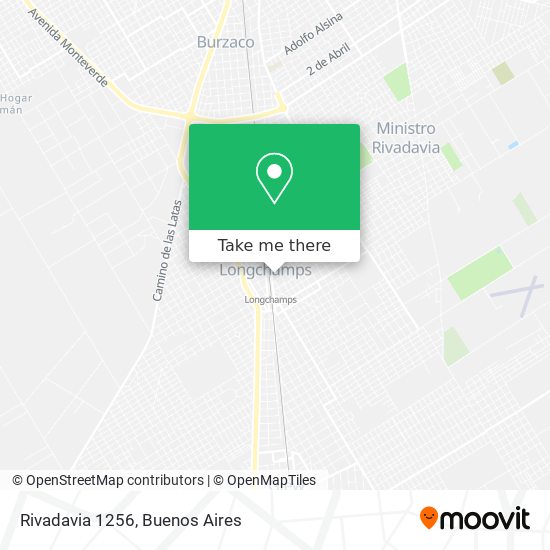 Rivadavia 1256 map