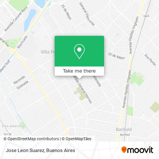 Mapa de Jose Leon Suarez