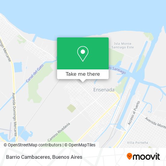 Mapa de Barrio Cambaceres