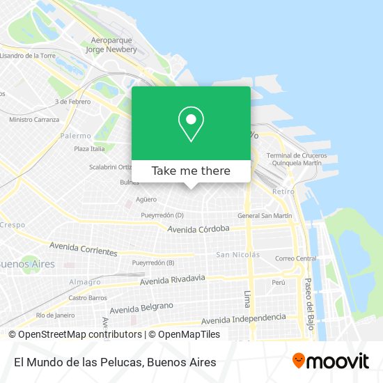 Mapa de El Mundo de las Pelucas