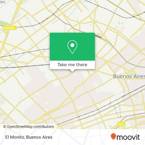 El Monito map