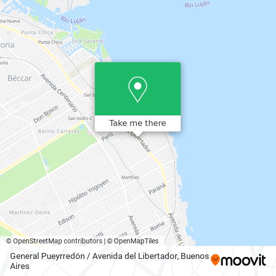 General Pueyrredón / Avenida del Libertador map