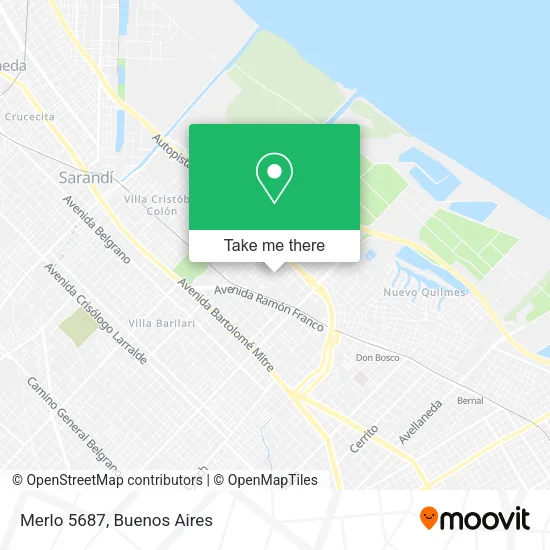 Merlo 5687 map