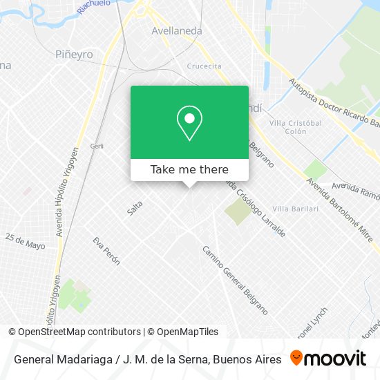 General Madariaga / J. M. de la Serna map