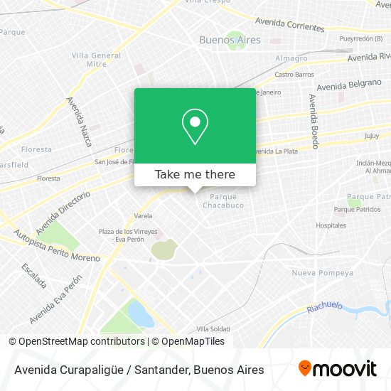 Avenida Curapaligüe / Santander map