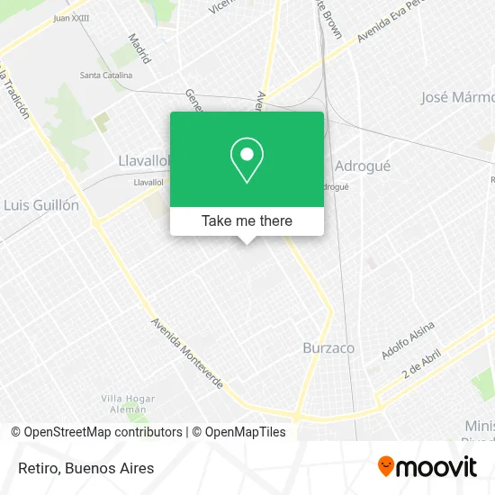 Retiro map