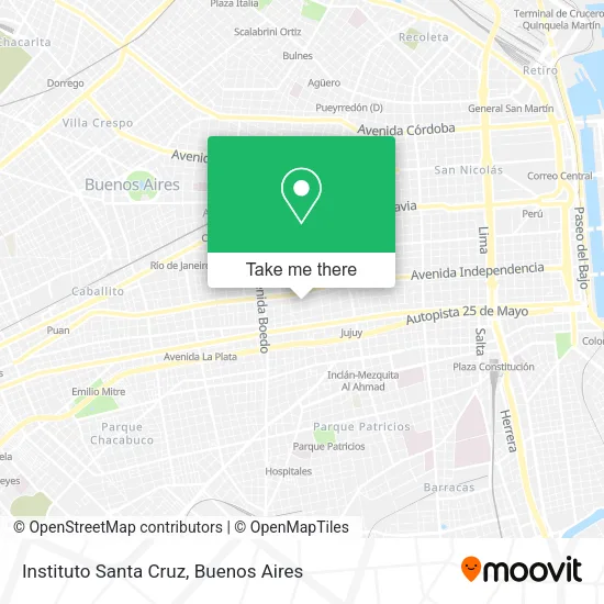 Mapa de Instituto Santa Cruz