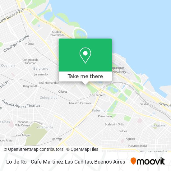 Lo de Ro - Cafe Martinez Las Cañitas map