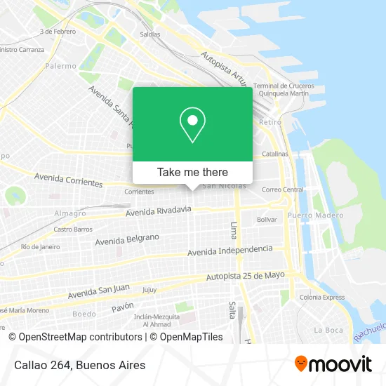 Callao 264 map
