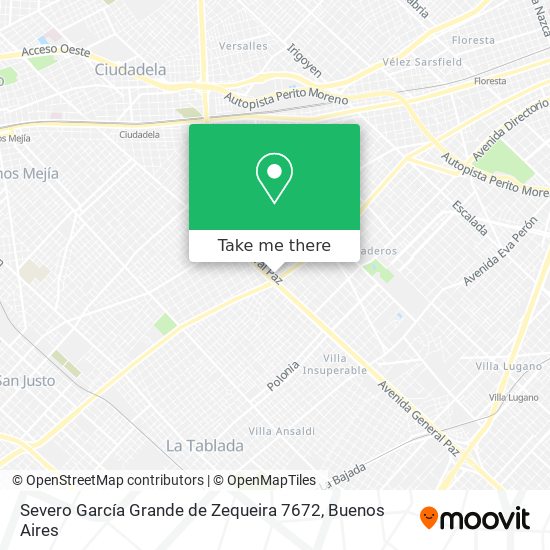 Severo García Grande de Zequeira 7672 map