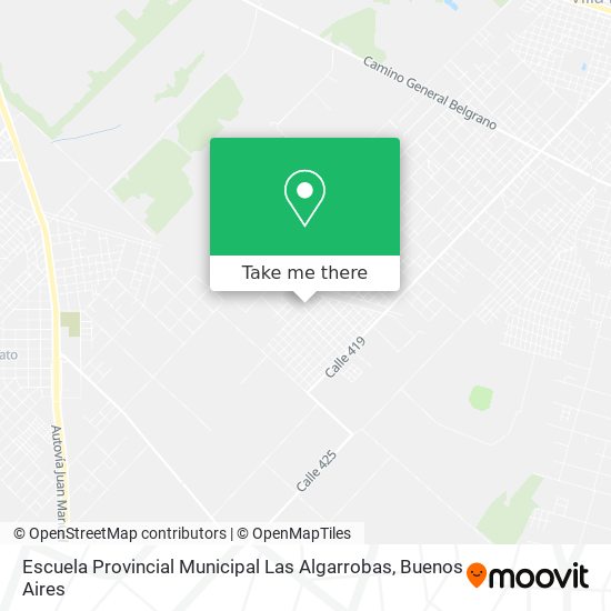 Escuela Provincial Municipal Las Algarrobas map