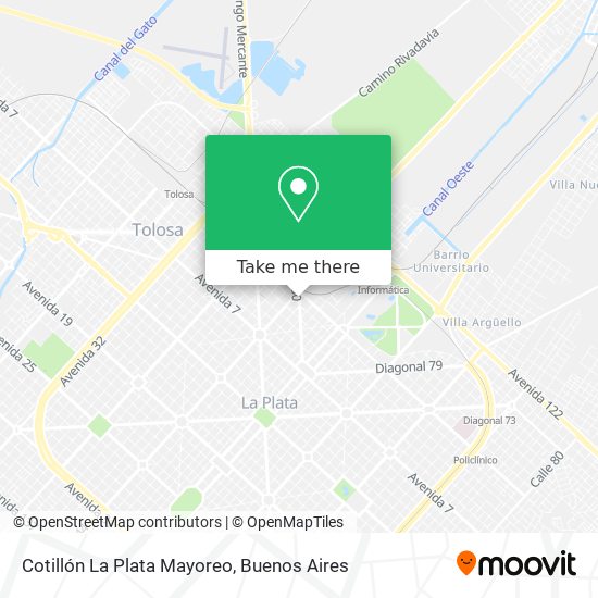 Cotillón La Plata Mayoreo map