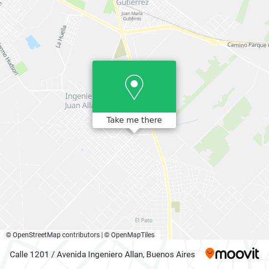 Calle 1201 / Avenida Ingeniero Allan map