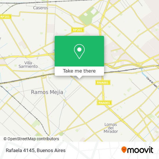 Rafaela 4145 map