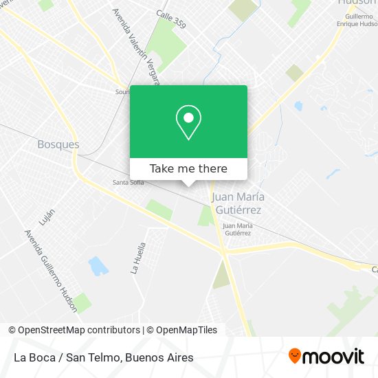 La Boca / San Telmo map