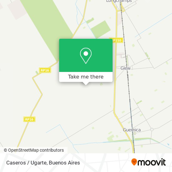 Caseros / Ugarte map