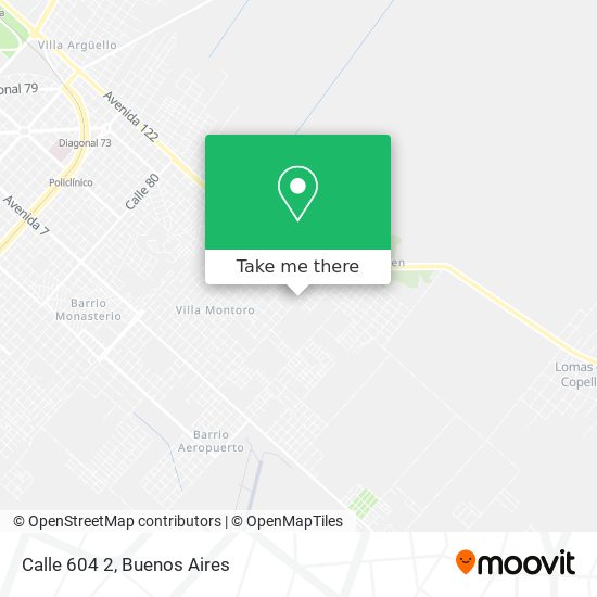 Calle 604 2 map