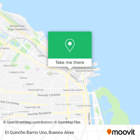 El Quincho Barrio Uno map