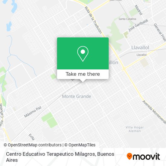 Centro Educativo Terapeutico Milagros map