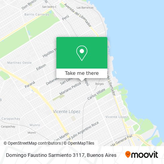 Domingo Faustino Sarmiento 3117 map