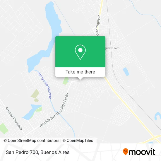 San Pedro 700 map