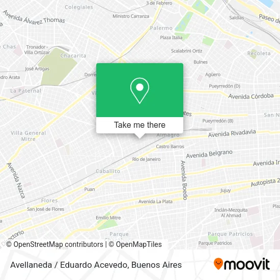 Mapa de Avellaneda / Eduardo Acevedo
