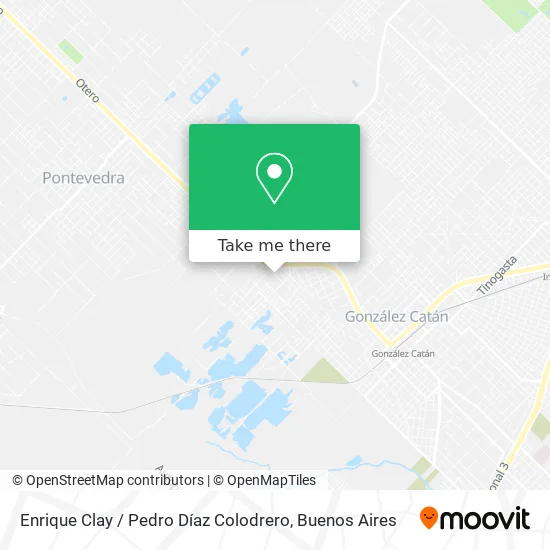Mapa de Enrique Clay / Pedro Díaz Colodrero