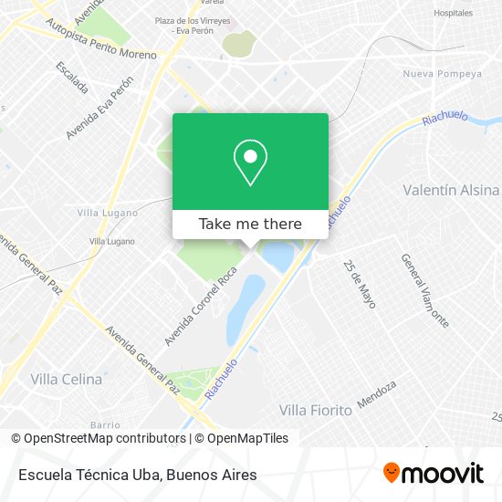 Escuela Técnica Uba map