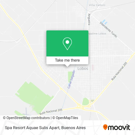 Mapa de Spa Resort Aquae Sulis Apart