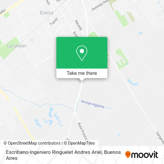 Mapa de Escribano-Ingeniero Ringuelet Andres Ariel