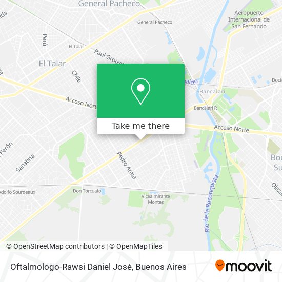 Mapa de Oftalmologo-Rawsi Daniel José