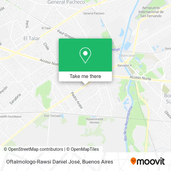 Mapa de Oftalmologo-Rawsi Daniel José