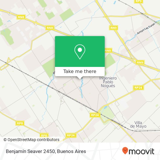 Mapa de Benjamín Seaver 2450