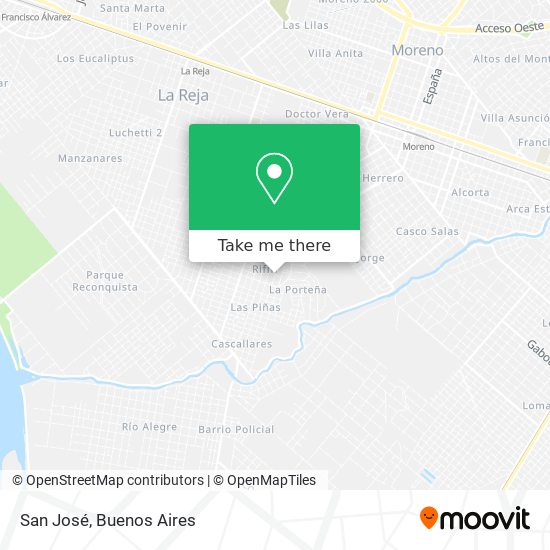 San José map