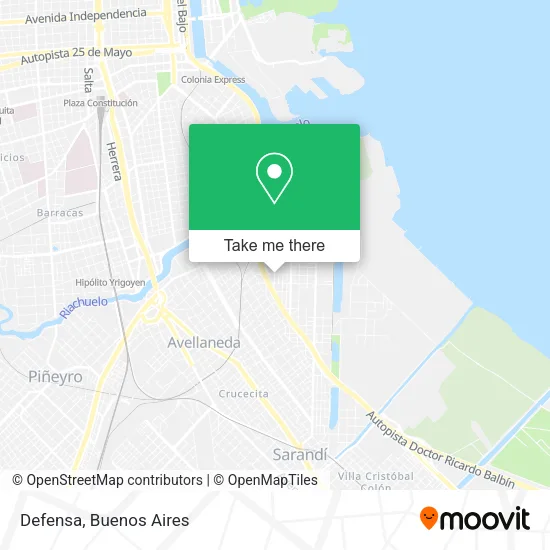 Defensa map