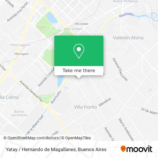 Yatay / Hernando de Magallanes map