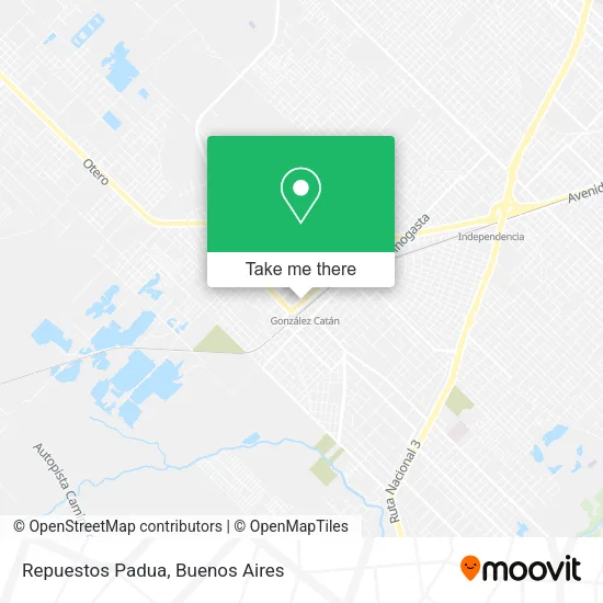 Repuestos Padua map