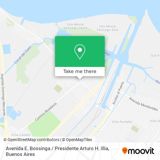 Avenida E. Bossinga / Presidente Arturo H. Illia map
