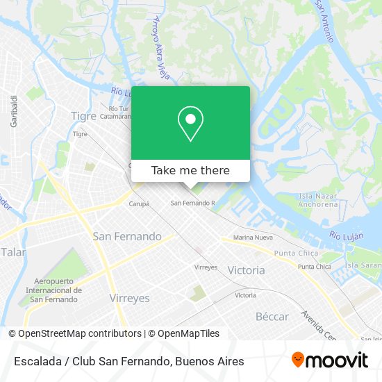 Escalada / Club San Fernando map