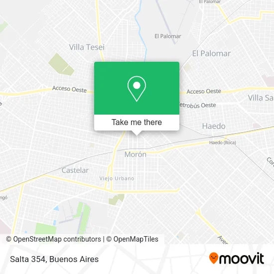 Salta 354 map