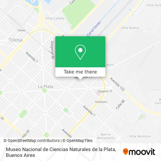 Museo Nacional de Ciencias Naturales de la Plata map