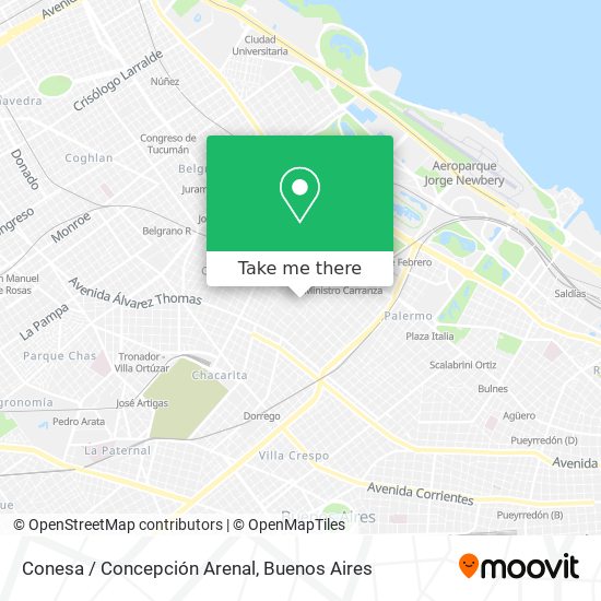 Mapa de Conesa / Concepción Arenal