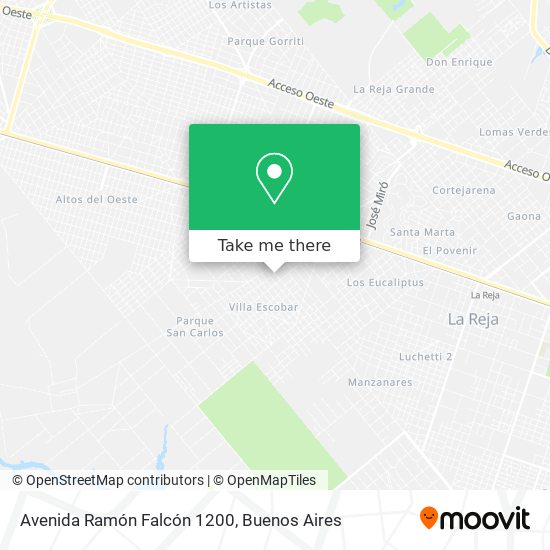 Avenida Ramón Falcón 1200 map