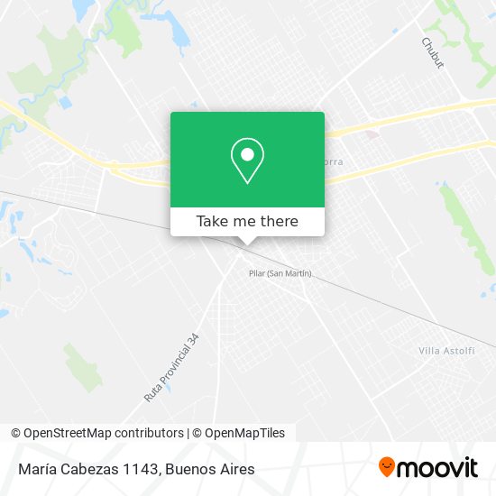 María Cabezas 1143 map