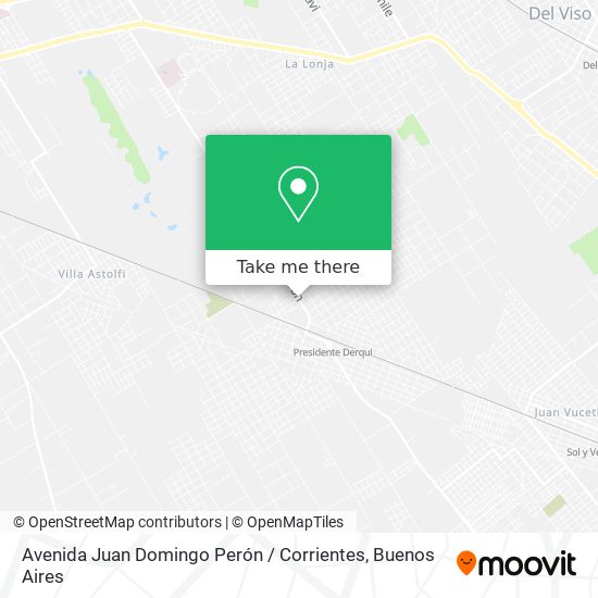 Avenida Juan Domingo Perón / Corrientes map