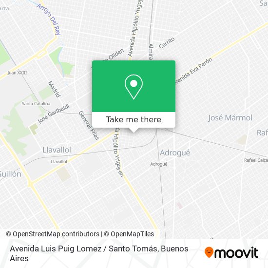 Mapa de Avenida Luis Puig Lomez / Santo Tomás