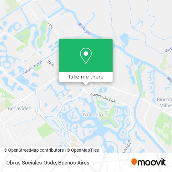 Obras Sociales-Osde map